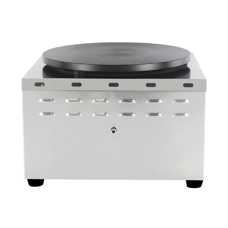 Mesin Pembuat Krep Gas Alam/LPG Lapis Teflon Stainless Steel